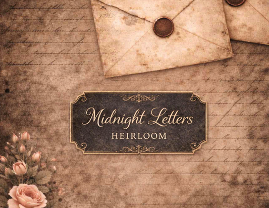 Midnight Letters Heirloom – Romantic Vintage Paper Kit from The Letters Collection