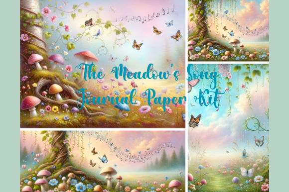 The Meadow’s Song – Printed Journal Paper Kit