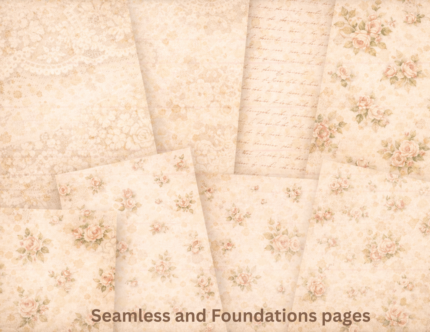 Garden Letters – A Romantic Floral Paper Kit from The Letters Collection
