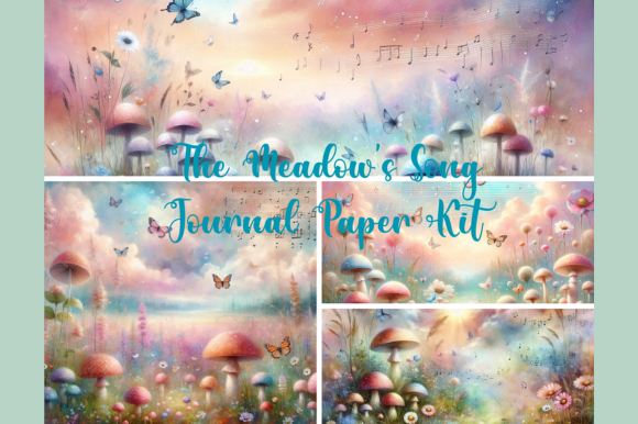 The Meadow’s Song – Printed Journal Paper Kit