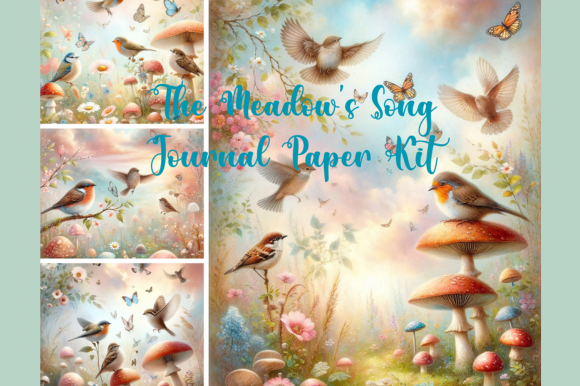 The Meadow’s Song – Printed Journal Paper Kit