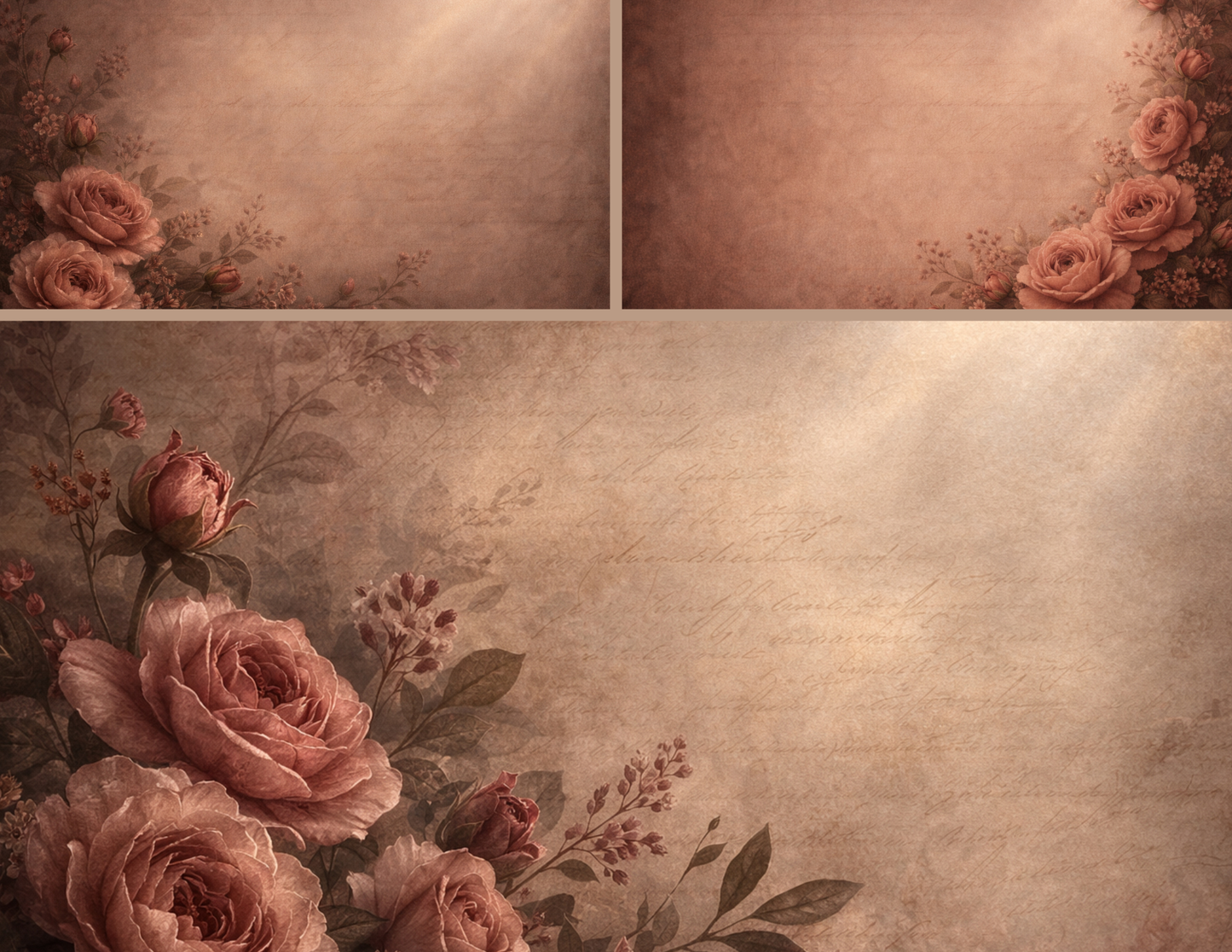 Midnight Letters Heirloom – Romantic Vintage Paper Kit from The Letters Collection