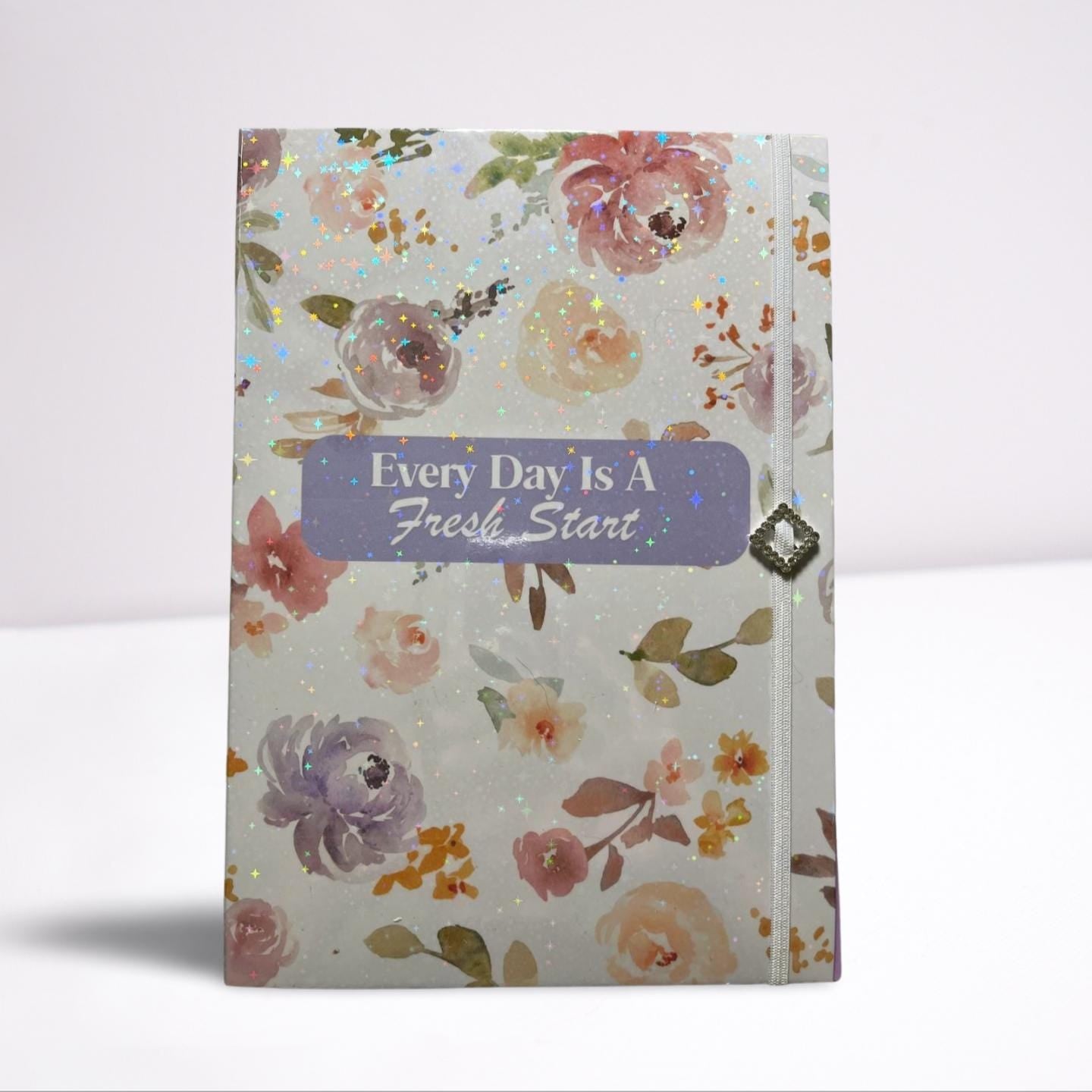 Daily Planner with Inspirational Message: "Every Day is a Fresh Start"